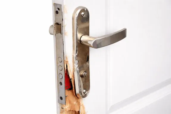 Lock replacement and upgrade after burglary